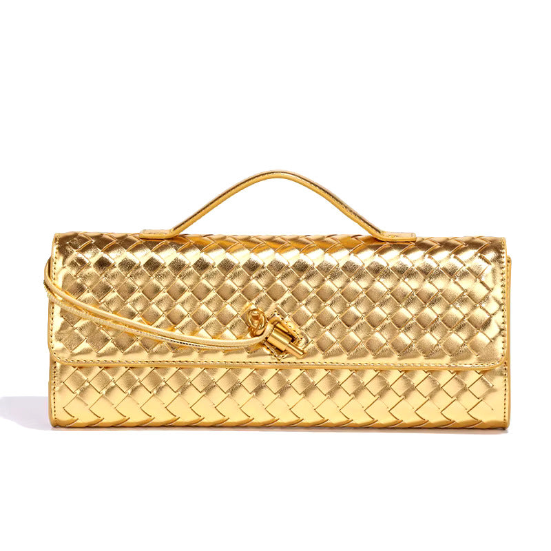 Violetta braided clutch bag - Eliza-Warszawa