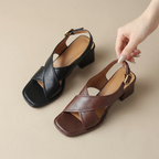 Viona Block Heel Sandals - Eliza-Warszawa