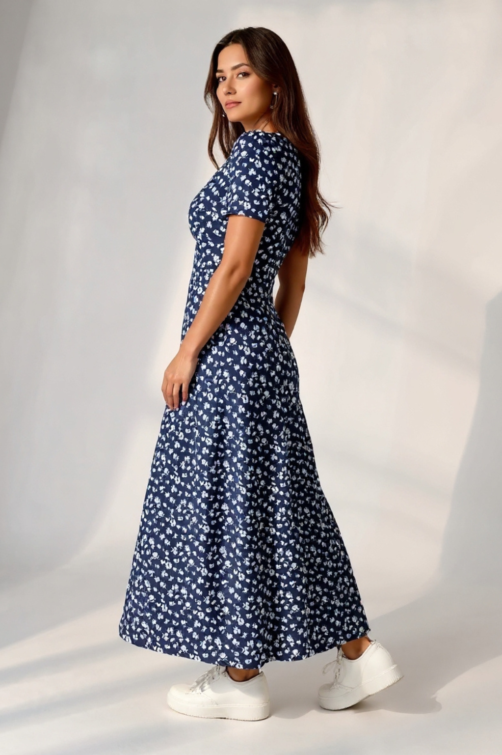 Wilma | Floral dress - Eliza-Warszawa