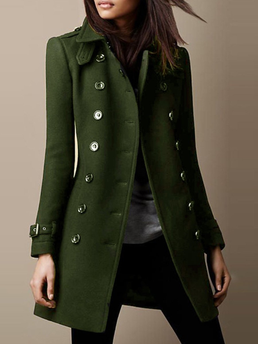 Women's Autumn and Winter Woolen Coat - Eliza-Warszawa