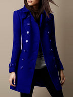 Women's Autumn and Winter Woolen Coat - Eliza-Warszawa