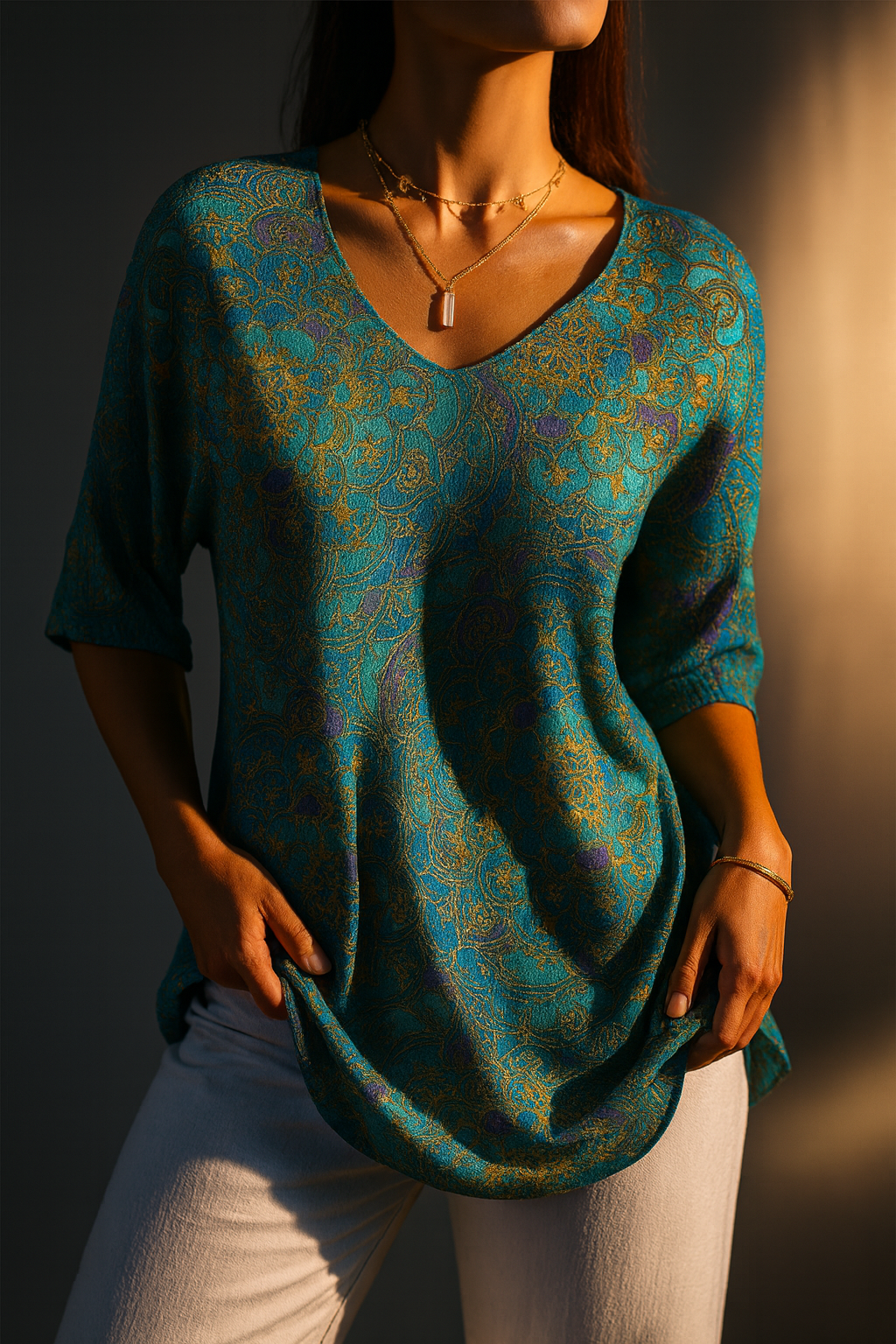 Women's Casual Retro Knit Sweater - Eliza-Warszawa