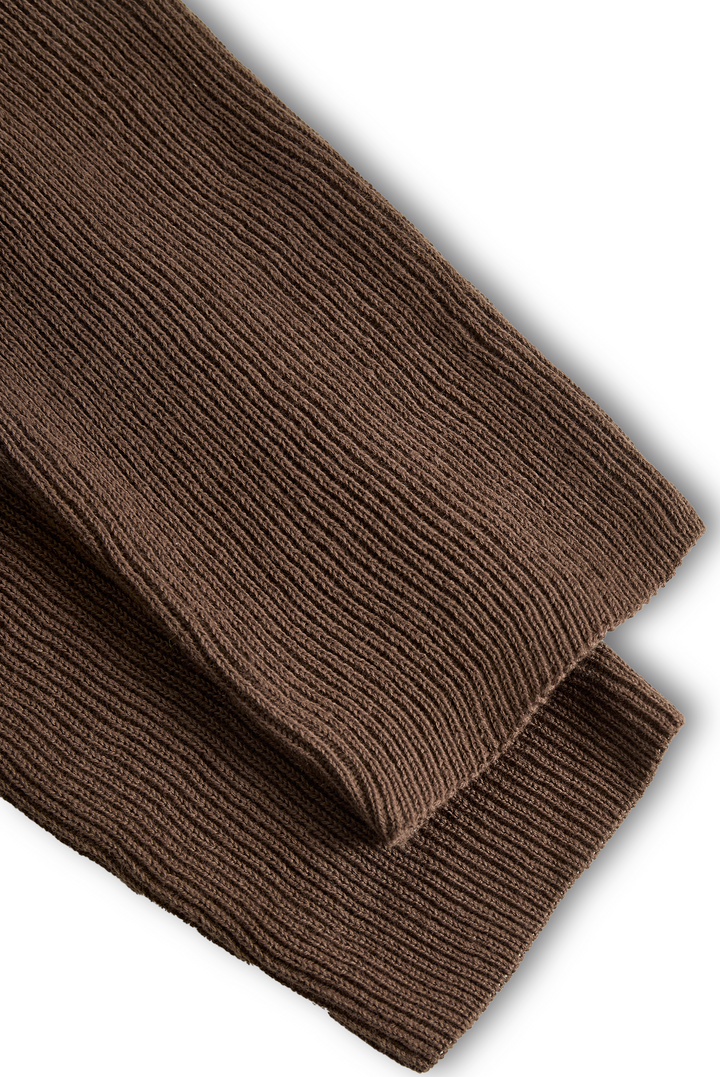 Women's Fashion Round Neck Knitted Sweater Skirt Set