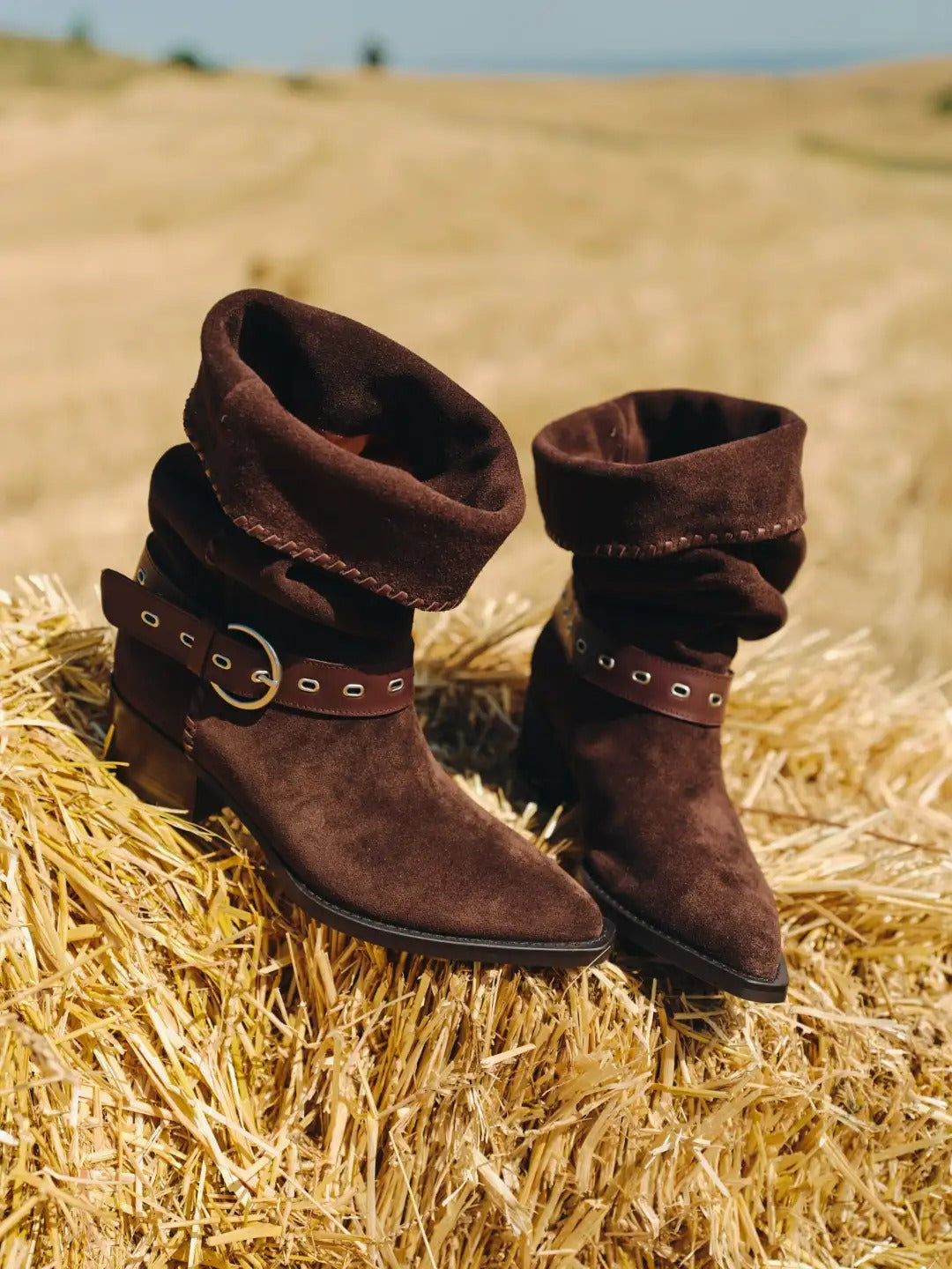 Women's Soft Leather Retro Fashion Riding Boots - Eliza-Warszawa