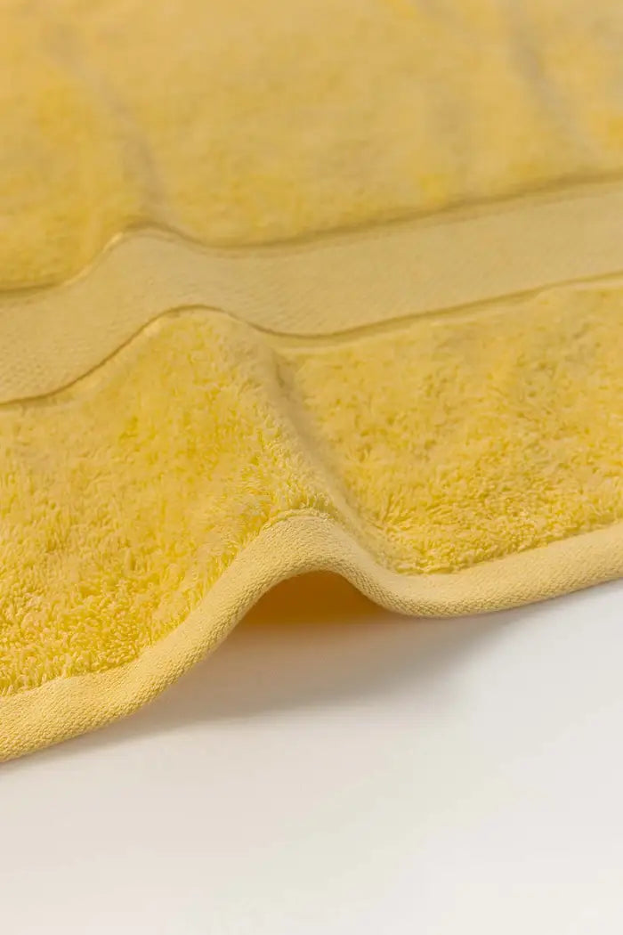 Yellow Plush Towel - Turkish Series 16